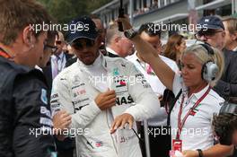 Lewis Hamilton (GBR) Mercedes AMG F1 W09. 26.08.2018. Formula 1 World Championship, Rd 13, Belgian Grand Prix, Spa Francorchamps, Belgium, Race Day.