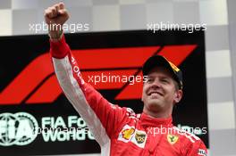 1st place Sebastian Vettel (GER) Ferrari SF71H. 26.08.2018. Formula 1 World Championship, Rd 13, Belgian Grand Prix, Spa Francorchamps, Belgium, Race Day.