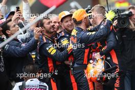 3rd place Max Verstappen (NLD) Red Bull Racing RB14. 26.08.2018. Formula 1 World Championship, Rd 13, Belgian Grand Prix, Spa Francorchamps, Belgium, Race Day.