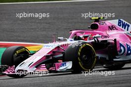 Esteban Ocon (FRA) Racing Point Force India F1 VJM11. 26.08.2018. Formula 1 World Championship, Rd 13, Belgian Grand Prix, Spa Francorchamps, Belgium, Race Day.