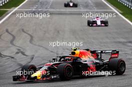 Max Verstappen (NLD) Red Bull Racing RB14. 26.08.2018. Formula 1 World Championship, Rd 13, Belgian Grand Prix, Spa Francorchamps, Belgium, Race Day.