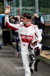 Charles Leclerc (MON) Sauber F1 Team retired from the race. 26.08.2018. Formula 1 World Championship, Rd 13, Belgian Grand Prix, Spa Francorchamps, Belgium, Race Day.