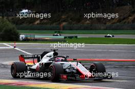 Romain Grosjean (FRA) Haas F1 Team VF-18. 26.08.2018. Formula 1 World Championship, Rd 13, Belgian Grand Prix, Spa Francorchamps, Belgium, Race Day.