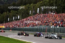 Valtteri Bottas (FIN) Mercedes AMG F1 W09. 26.08.2018. Formula 1 World Championship, Rd 13, Belgian Grand Prix, Spa Francorchamps, Belgium, Race Day.