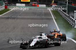 Lance Stroll (CDN) Williams FW41. 26.08.2018. Formula 1 World Championship, Rd 13, Belgian Grand Prix, Spa Francorchamps, Belgium, Race Day.