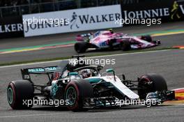 Lewis Hamilton (GBR) Mercedes AMG F1 W09. 26.08.2018. Formula 1 World Championship, Rd 13, Belgian Grand Prix, Spa Francorchamps, Belgium, Race Day.