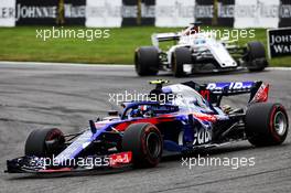 Pierre Gasly (FRA) Scuderia Toro Rosso STR13. 26.08.2018. Formula 1 World Championship, Rd 13, Belgian Grand Prix, Spa Francorchamps, Belgium, Race Day.