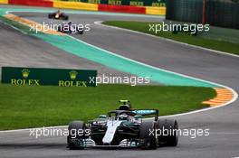 Valtteri Bottas (FIN) Mercedes AMG F1 W09. 26.08.2018. Formula 1 World Championship, Rd 13, Belgian Grand Prix, Spa Francorchamps, Belgium, Race Day.