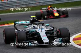Valtteri Bottas (FIN) Mercedes AMG F1 W09. 26.08.2018. Formula 1 World Championship, Rd 13, Belgian Grand Prix, Spa Francorchamps, Belgium, Race Day.
