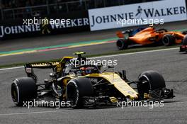 Carlos Sainz Jr (ESP) Renault Sport F1 Team RS18. 26.08.2018. Formula 1 World Championship, Rd 13, Belgian Grand Prix, Spa Francorchamps, Belgium, Race Day.