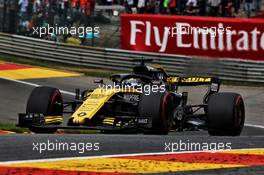 Nico Hulkenberg (GER) Renault Sport F1 Team RS18. 26.08.2018. Formula 1 World Championship, Rd 13, Belgian Grand Prix, Spa Francorchamps, Belgium, Race Day.