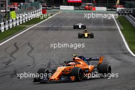 Stoffel Vandoorne (BEL) McLaren MCL33. 26.08.2018. Formula 1 World Championship, Rd 13, Belgian Grand Prix, Spa Francorchamps, Belgium, Race Day.