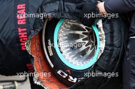 Mercedes AMG F1 wheel. 25.08.2018. Formula 1 World Championship, Rd 13, Belgian Grand Prix, Spa Francorchamps, Belgium, Qualifying Day.
