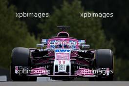 Sergio Perez (MEX) Sahara Force India F1   25.08.2018. Formula 1 World Championship, Rd 13, Belgian Grand Prix, Spa Francorchamps, Belgium, Qualifying Day.