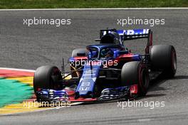 Brendon Hartley (NZL) Scuderia Toro Rosso STR13. 25.08.2018. Formula 1 World Championship, Rd 13, Belgian Grand Prix, Spa Francorchamps, Belgium, Qualifying Day.
