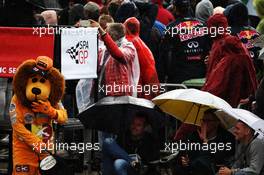 A Max Verstappen (NLD) Red Bull Racing fan and fans. 25.08.2018. Formula 1 World Championship, Rd 13, Belgian Grand Prix, Spa Francorchamps, Belgium, Qualifying Day.