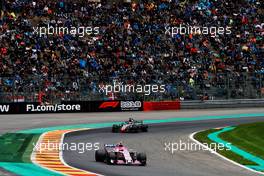 Esteban Ocon (FRA) Racing Point Force India F1 VJM11. 25.08.2018. Formula 1 World Championship, Rd 13, Belgian Grand Prix, Spa Francorchamps, Belgium, Qualifying Day.