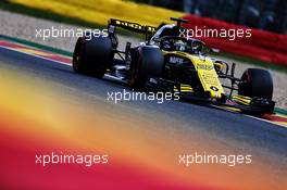 Nico Hulkenberg (GER) Renault Sport F1 Team RS18. 25.08.2018. Formula 1 World Championship, Rd 13, Belgian Grand Prix, Spa Francorchamps, Belgium, Qualifying Day.