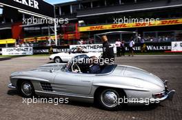 Valtteri Bottas (FIN) Mercedes AMG F1 on the drivers parade. 26.08.2018. Formula 1 World Championship, Rd 13, Belgian Grand Prix, Spa Francorchamps, Belgium, Race Day.