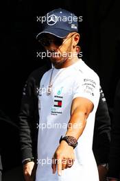 Lewis Hamilton (GBR) Mercedes AMG F1. 26.08.2018. Formula 1 World Championship, Rd 13, Belgian Grand Prix, Spa Francorchamps, Belgium, Race Day.