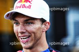 Pierre Gasly (FRA) Scuderia Toro Rosso. 23.08.2018. Formula 1 World Championship, Rd 13, Belgian Grand Prix, Spa Francorchamps, Belgium, Preparation Day.