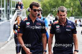 Daniel Ricciardo (AUS) Red Bull Racing. 23.08.2018. Formula 1 World Championship, Rd 13, Belgian Grand Prix, Spa Francorchamps, Belgium, Preparation Day.