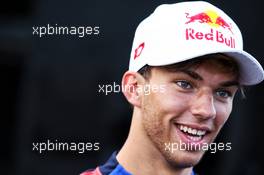 Pierre Gasly (FRA) Scuderia Toro Rosso. 23.08.2018. Formula 1 World Championship, Rd 13, Belgian Grand Prix, Spa Francorchamps, Belgium, Preparation Day.