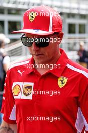 Kimi Raikkonen (FIN) Ferrari. 23.08.2018. Formula 1 World Championship, Rd 13, Belgian Grand Prix, Spa Francorchamps, Belgium, Preparation Day.