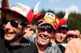 A Fernando Alonso (ESP) McLaren fan. 23.08.2018. Formula 1 World Championship, Rd 13, Belgian Grand Prix, Spa Francorchamps, Belgium, Preparation Day.