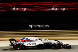 Lance Stroll (CDN) Williams FW41. 06.04.2018. Formula 1 World Championship, Rd 2, Bahrain Grand Prix, Sakhir, Bahrain, Practice Day