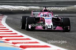 Sergio Perez (MEX) Sahara Force India F1 VJM11. 06.04.2018. Formula 1 World Championship, Rd 2, Bahrain Grand Prix, Sakhir, Bahrain, Practice Day