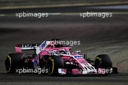 Sergio Perez (MEX) Sahara Force India F1 VJM11. 06.04.2018. Formula 1 World Championship, Rd 2, Bahrain Grand Prix, Sakhir, Bahrain, Practice Day