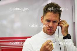 Sebastian Vettel (GER) Ferrari. 06.04.2018. Formula 1 World Championship, Rd 2, Bahrain Grand Prix, Sakhir, Bahrain, Practice Day