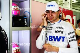 Esteban Ocon (FRA) Sahara Force India F1 Team. 06.04.2018. Formula 1 World Championship, Rd 2, Bahrain Grand Prix, Sakhir, Bahrain, Practice Day