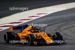 Stoffel Vandoorne (BEL) McLaren MCL33. 06.04.2018. Formula 1 World Championship, Rd 2, Bahrain Grand Prix, Sakhir, Bahrain, Practice Day