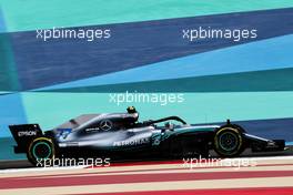 Valtteri Bottas (FIN) Mercedes AMG F1 W09. 06.04.2018. Formula 1 World Championship, Rd 2, Bahrain Grand Prix, Sakhir, Bahrain, Practice Day
