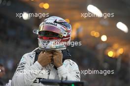 Lewis Hamilton (GBR) Mercedes AMG F1 W09. 08.04.2018. Formula 1 World Championship, Rd 2, Bahrain Grand Prix, Sakhir, Bahrain, Race Day.