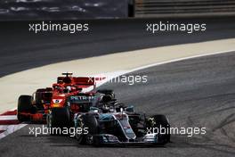 Lewis Hamilton (GBR) Mercedes AMG F1 W09. 08.04.2018. Formula 1 World Championship, Rd 2, Bahrain Grand Prix, Sakhir, Bahrain, Race Day.