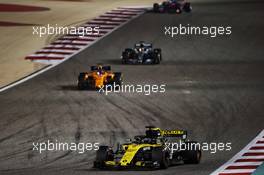 Nico Hulkenberg (GER) Renault Sport F1 Team RS18. 08.04.2018. Formula 1 World Championship, Rd 2, Bahrain Grand Prix, Sakhir, Bahrain, Race Day.