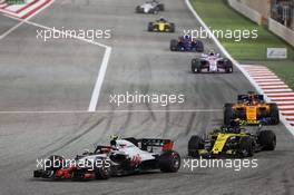 Kevin Magnussen (DEN) Haas VF-18. 08.04.2018. Formula 1 World Championship, Rd 2, Bahrain Grand Prix, Sakhir, Bahrain, Race Day.