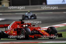 Sebastian Vettel (GER) Ferrari SF71H. 08.04.2018. Formula 1 World Championship, Rd 2, Bahrain Grand Prix, Sakhir, Bahrain, Race Day.