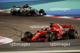 Sebastian Vettel (GER) Ferrari SF71H. 08.04.2018. Formula 1 World Championship, Rd 2, Bahrain Grand Prix, Sakhir, Bahrain, Race Day.