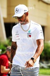 Lewis Hamilton (GBR) Mercedes AMG F1. 07.04.2018. Formula 1 World Championship, Rd 2, Bahrain Grand Prix, Sakhir, Bahrain, Qualifying Day.