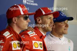 Sebastian Vettel (GER) Scuderia Ferrari  07.04.2018. Formula 1 World Championship, Rd 2, Bahrain Grand Prix, Sakhir, Bahrain, Qualifying Day.