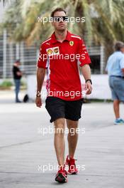 Sebastian Vettel (GER) Ferrari. 08.04.2018. Formula 1 World Championship, Rd 2, Bahrain Grand Prix, Sakhir, Bahrain, Race Day.