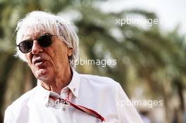 Bernie Ecclestone (GBR). 08.04.2018. Formula 1 World Championship, Rd 2, Bahrain Grand Prix, Sakhir, Bahrain, Race Day.