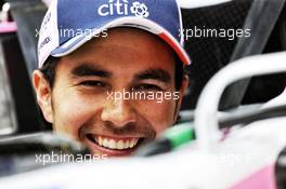 Sergio Perez (MEX) Sahara Force India F1 VJM11. 08.04.2018. Formula 1 World Championship, Rd 2, Bahrain Grand Prix, Sakhir, Bahrain, Race Day.