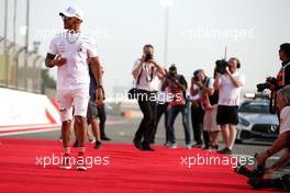 Lewis Hamilton (GBR) Mercedes AMG F1   08.04.2018. Formula 1 World Championship, Rd 2, Bahrain Grand Prix, Sakhir, Bahrain, Race Day.