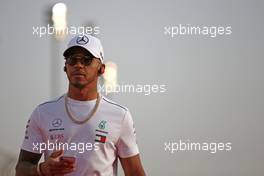 Lewis Hamilton (GBR) Mercedes AMG F1   08.04.2018. Formula 1 World Championship, Rd 2, Bahrain Grand Prix, Sakhir, Bahrain, Race Day.