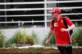 Kimi Raikkonen (FIN) Ferrari. 05.04.2018. Formula 1 World Championship, Rd 2, Bahrain Grand Prix, Sakhir, Bahrain, Preparation Day.